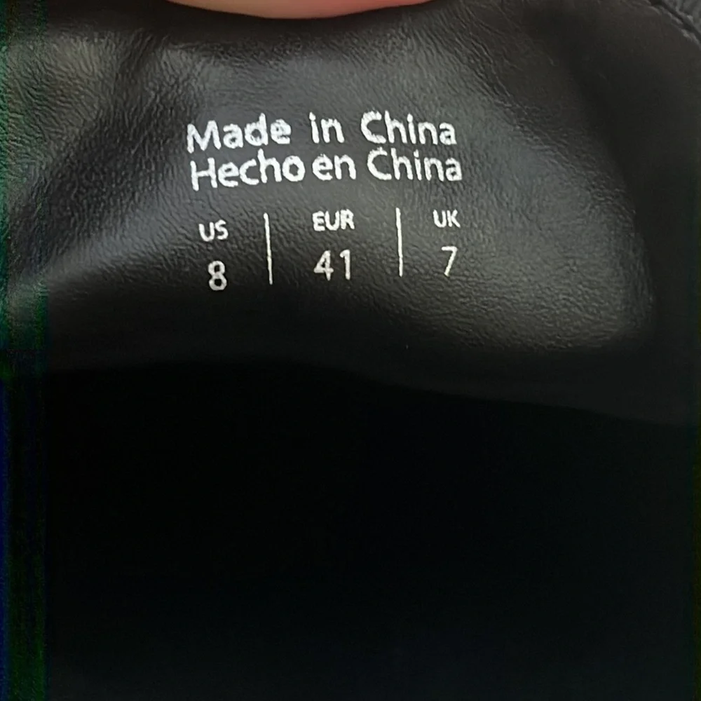 Aldo Black Slip On Loafers - Picture 3 of 4